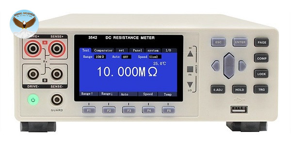 Máy đo điện trở DC tốc độ cao HOPETECH HT3545 (10~1000ΜΩ; 0.01%; Anlog/LAN/RS-232/ I/O)